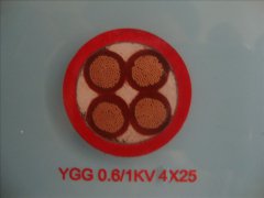 YGG 0.6/1KV 4*25硅橡膠移動(dòng)柔性電纜