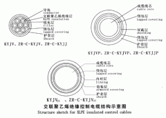 KYJV，KYJVP，KYJV22額定電壓0.6/1kV交聯(lián)聚乙烯絕緣控制電纜